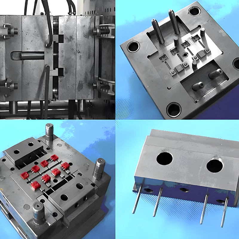 Injection Mold with Lateral Parting and Slider Mechanism